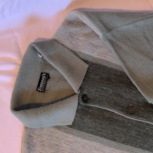 Vintage Button - Up Sweater